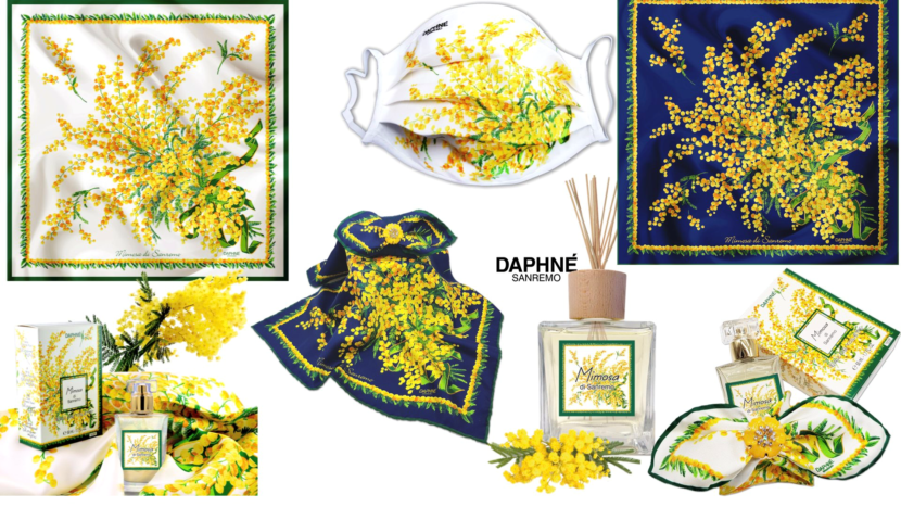 8 marzo: dedicato a tutte le donne il foulard e il profumo “Mimosa di Sanremo”