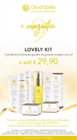 Promozione Lovely Kit Oro di Spello in formato pocket