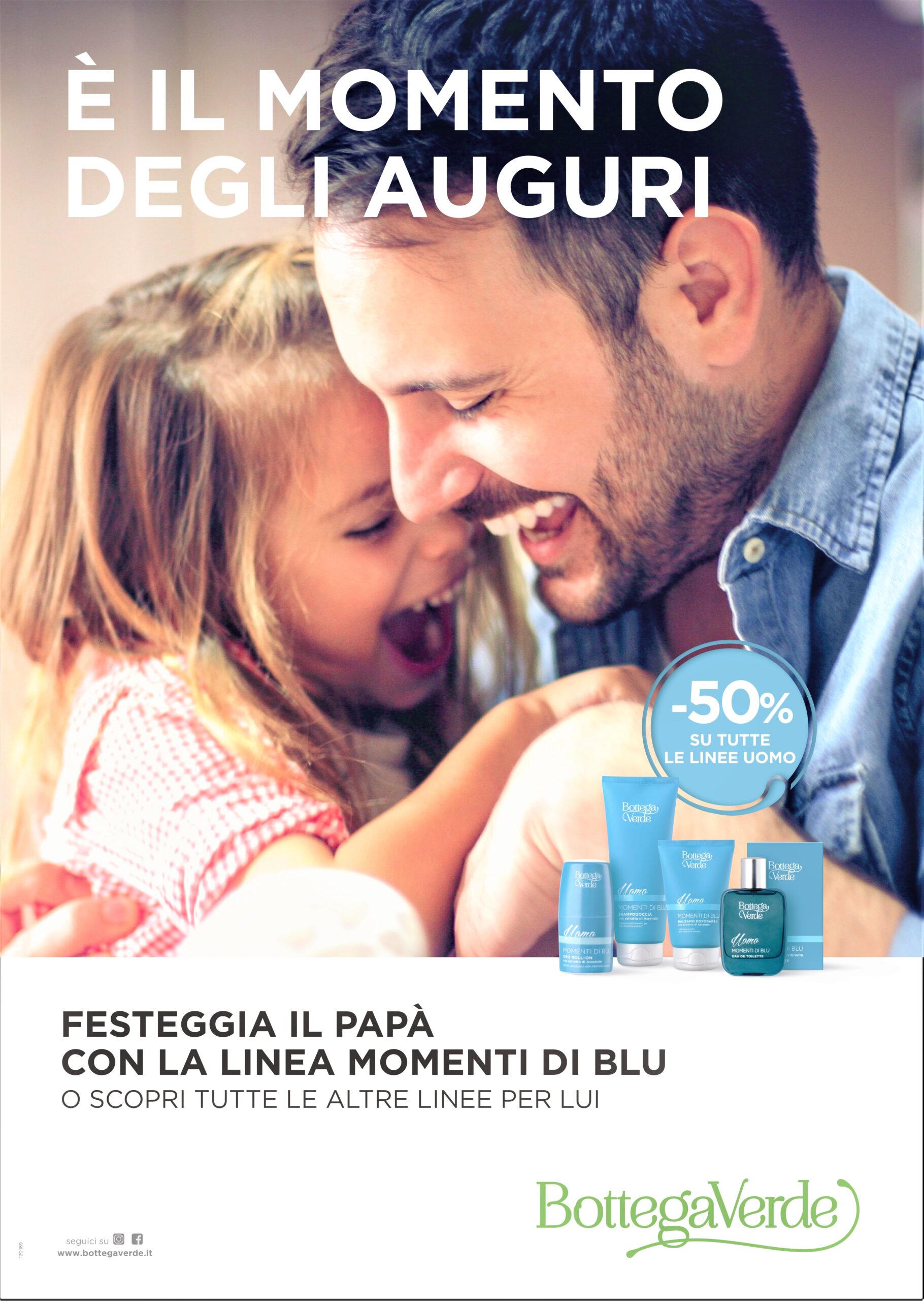 Festa del papà: sconto 50% su tutte le linee Bottega Verde dedicate all’uomo Bottega Verde, linee uomo, festa del papà, Momenti Blu, Barberia Toscana, Uomo+Skincare, Per la Festa del Papà Bottega Verde propone fino al 19 marzo lo sconto 50% su tutte le linee dedicate all’uomo. Tante proposte tra cui scegliere: confezioni regalo, prodotti per la cura della barba e del viso, Eau de toilette… Qualche esempio? La nuova linea “Momenti di Blu” con estratto di Assenzio - composta da balsamo dopobarba, deodorante roll-on, shampodoccia ed Eau de Toilette – sorprende con la sua fragranza fresca e stuzzicante data da un bouquet di muschio bianco, foglie di menta, ginepro e patchouli. Per chi ha la passione della rasatura, c’è “Barberia Toscana”, ampia gamma di prodotti e accessori per la cura e lo styling della barba con olio d'oliva di Tenuta Massaini dalle proprietà lenitive e addolcenti. Qui, accanto ai consueti prodotti per la rasatura come sapone e schiuma da barba e lozione dopobarba, non mancano gli speciali per il trattamento tra cui l’olio multiattivo, il balsamo multifunzione viso-barba-capelli e gli eleganti accessori come il rasoio e la spazzola da barba, perfetti per un regalo Passiamo alle novità. Bottega Verde arricchisce la proposta uomo puntando su formule skincare specifiche segnando il primo passo di un importante allargamento dell’assortimento maschile che vedrà nel 2021 il lancio di altre importanti novità. Nasce la linea UOMO+ SKINCARE con quattro creme viso, studiate per le diverse esigenze (idratante opacizzante, purificante antilucidità, antirughe energizzante, antietà nutriente) ed un contorno occhi ad effetto lifting immediato. www.bottegaverde.it