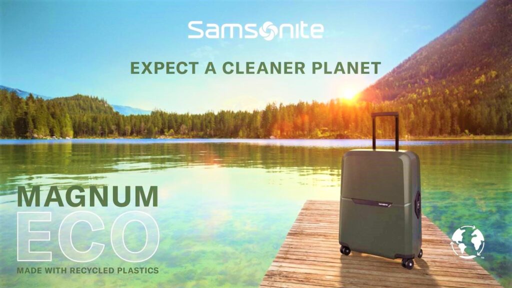 Samsonite: nuova collezione di valigie sostenibili Magnum Eco