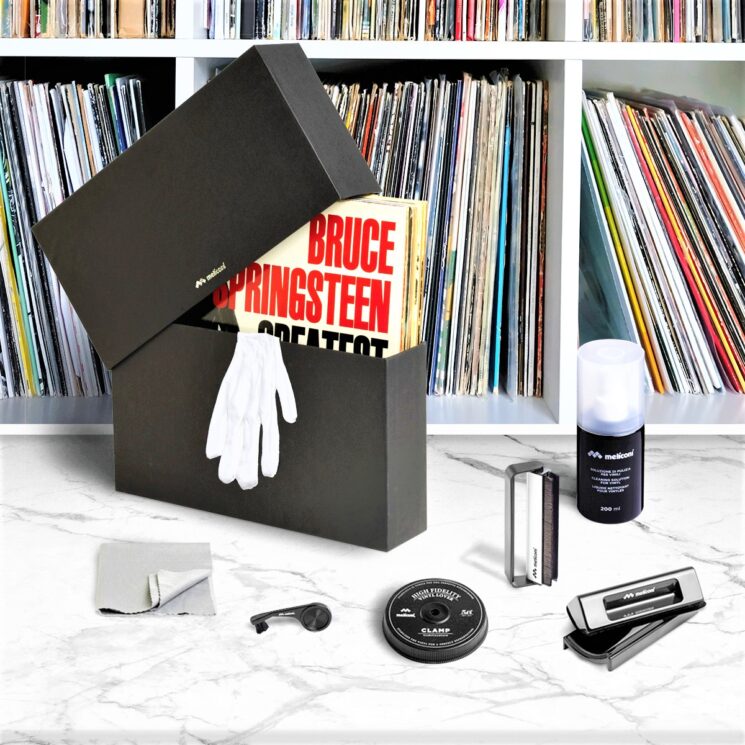 Vinyl Kit Deluxe di Meliconi, kit di pulizia per la manutenzione dei vinili