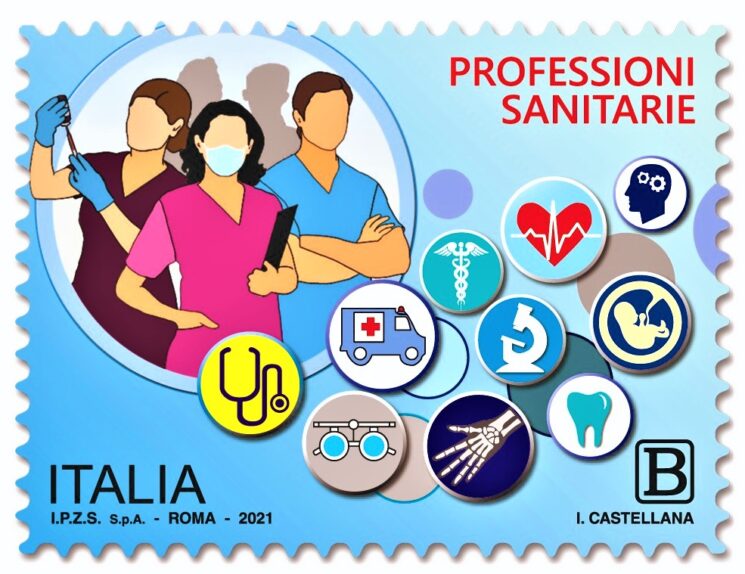 Dal MISE un francobollo commemorativo di tutte le professioni sanitarie