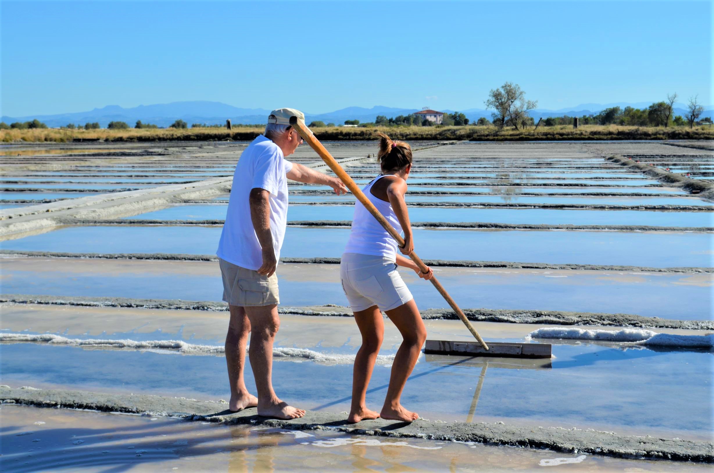 Alla Salina Camillone insieme ai salinari