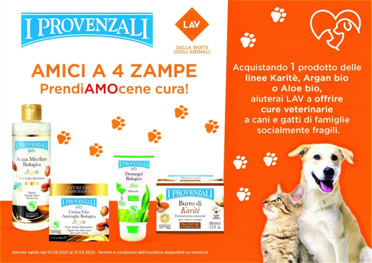 I Provenzali e LAV insieme per la Giornata Mondiale del Cane con il progetto “Amici a 4 zampe: prendiAMOcene cura!”