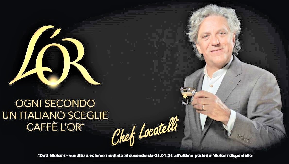 Giorgio Locatelli è il nuovo volto della campagna pubblicitaria di L’OR Espresso