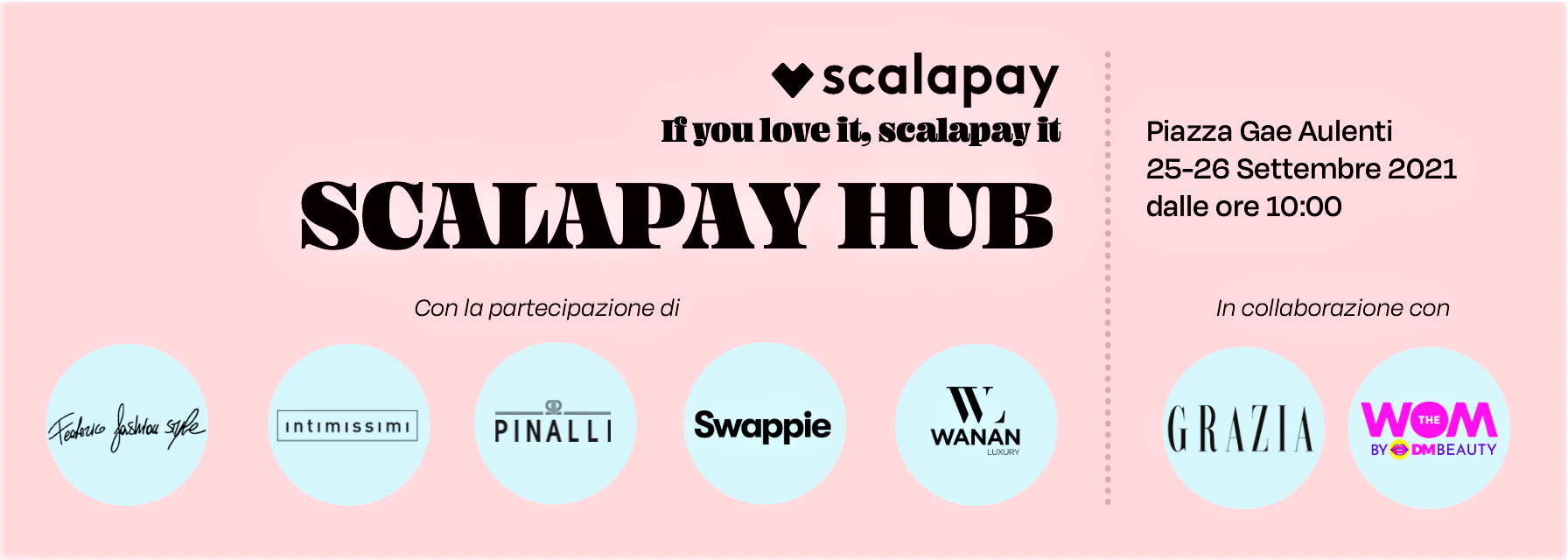 Pinalli partner di Scalapay in occasione della Fashion Week 2021