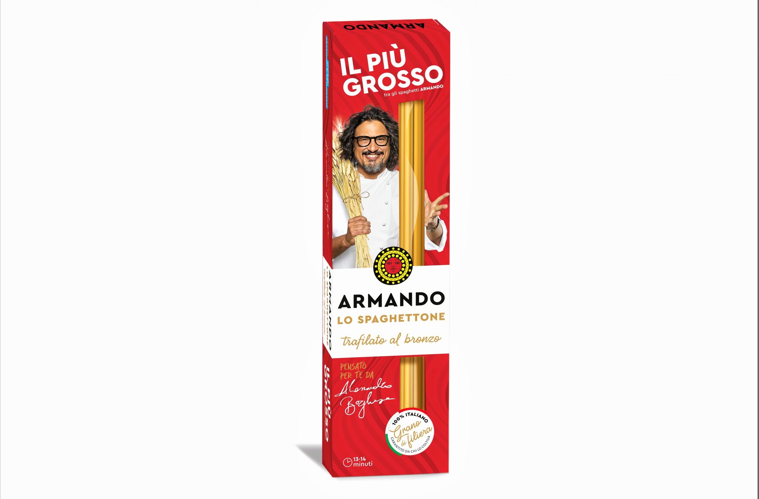 Pasta Armando e Chef Alessandro Borghese lanciano lo Spaghettone