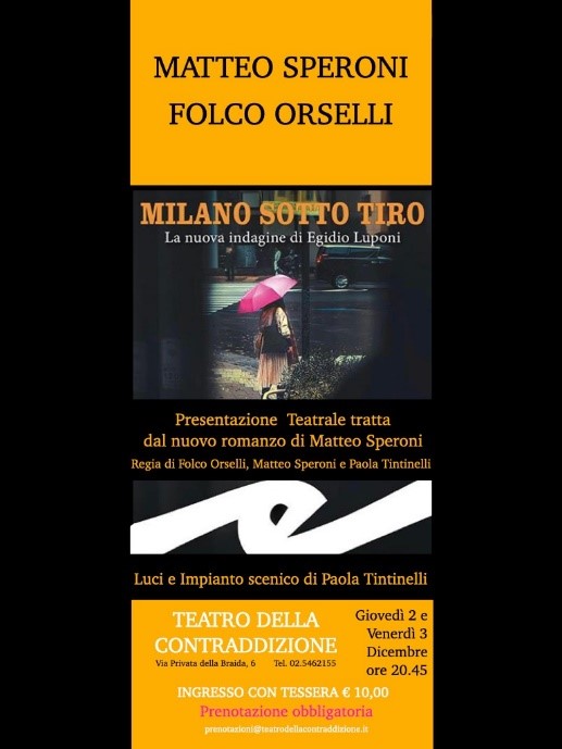 “Milano sotto tiro” in scena al Teatro della Contraddizione