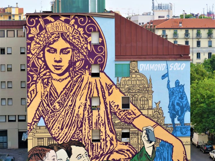 Milano veste Praga, il murale voluto dalla Repubblica Ceca