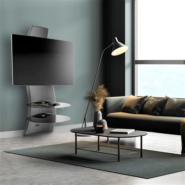 Meliconi Ghost Design 2500 Rotation Matt, il mobile TV di design, pratico ed innovative
