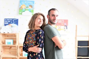 I fondatori di LUNII, Maelle Chassard e Igor Krinbarg