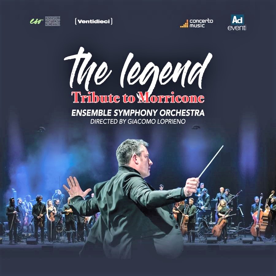 The Legend, con la Ensemble Symphony Orchestra, diretta dal Maestro Giacomo Loprieno, è un tributo alle grandi musiche del Maestro Ennio Morricone.