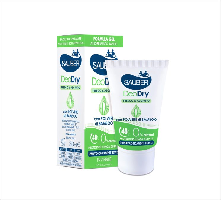 DeoDry, deodorante gel efficace per 48 ore