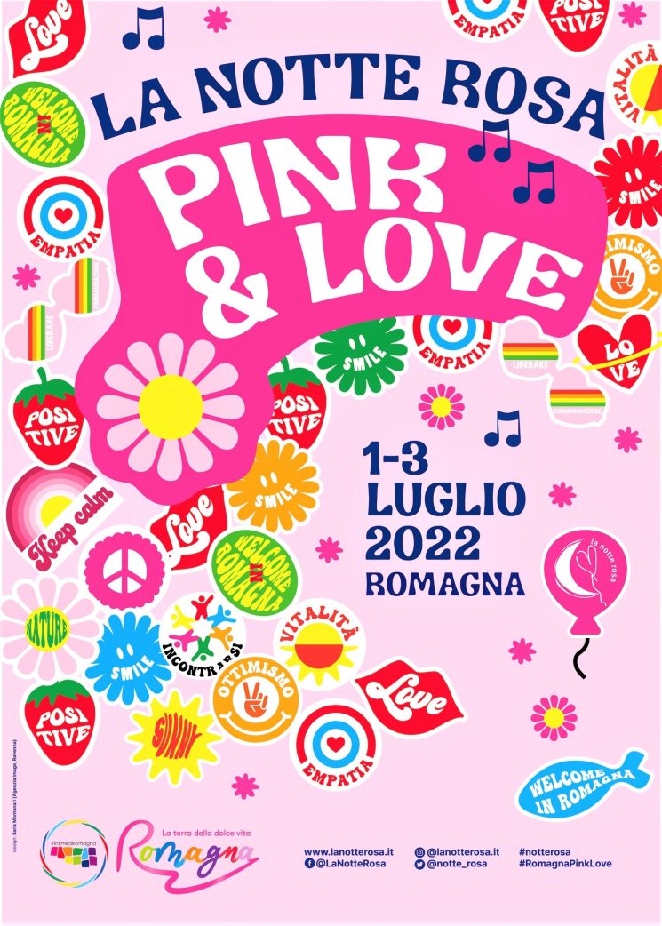 Pink & Love, il claim della Notte Rosa 2022