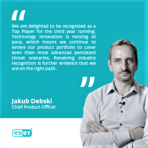 ESET nominata Top Player