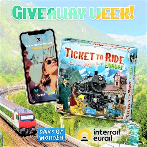 Novità Asmodee Italia: Ticket To Ride celebra il 50° anniversario di Interrail