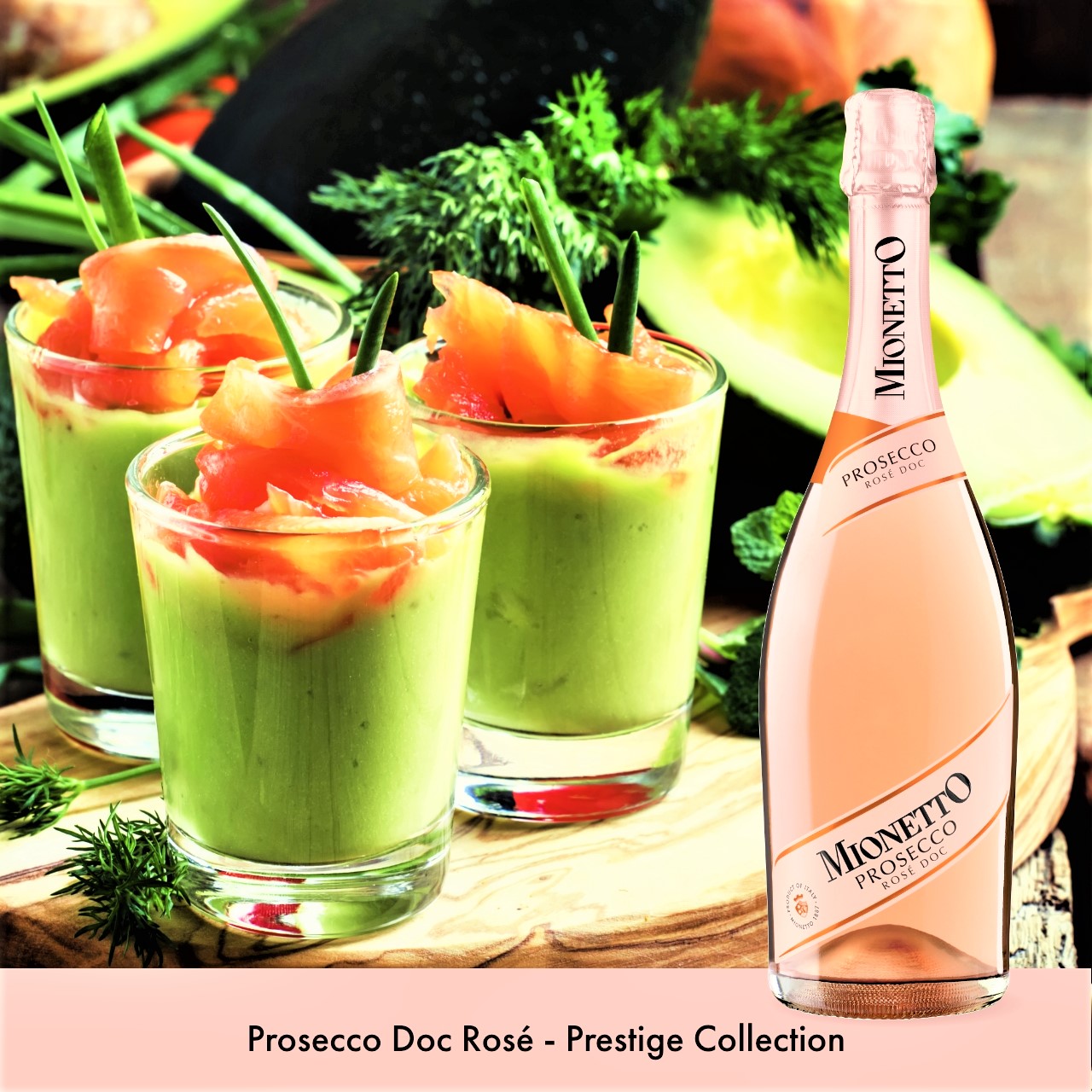 Mionetto e le bollicine di Prosecco Rosé DOC di Prestige Collection