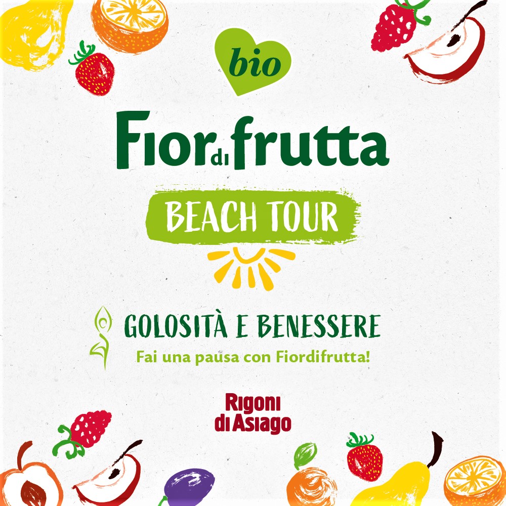 Con Fiordifrutta Rigoni di Asiago un beach tour