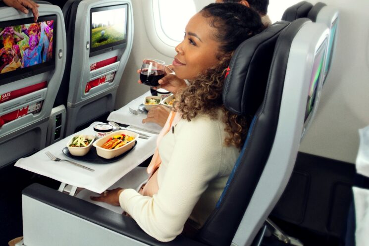 Delta Air Lines: nuovi menù e amenities per la classe ‘Delta Premium Select’