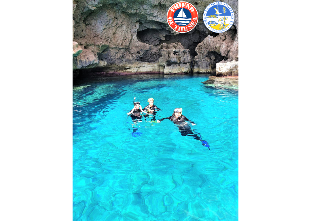 Friend of the Sea certifica L’Area Marina Protetta delle Isole Pelagie per lo Snorkeling Sostenibile