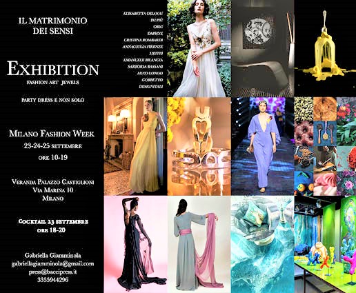 Il Matrimonio dei Sensi “Party Dress ma non solo…” a Milano dal 23 al 25 settembre