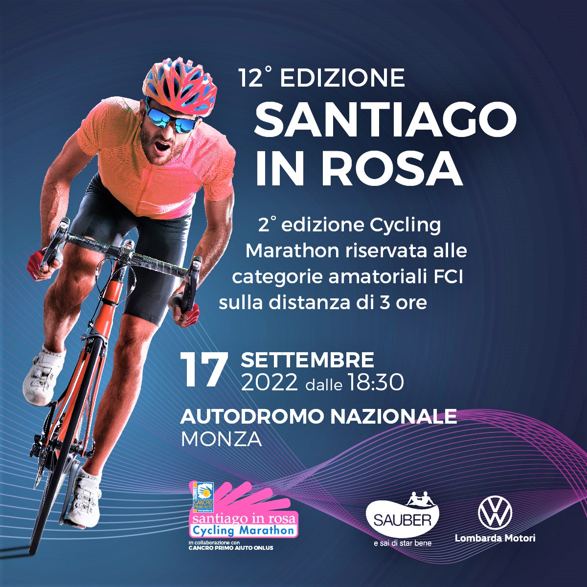 Santiago In Rosa, 2° Trofeo 2022 Sauber Cycling Marathon per la beneficenza