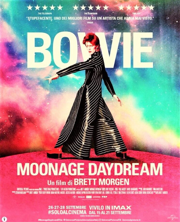 Moonage Daydream, David Bowie con tecnologia Imax