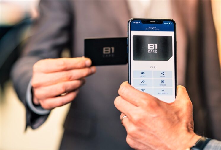 B1 card, l’evoluzione digitale, smart e sostenibile del biglietto da visita. Powered by Pininfarina