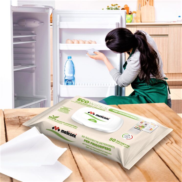 Le Eco Wipes per frigorifero firmate Meliconi