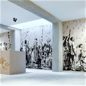 Andrea Mastrovito decora la Cappella del Foyer Catholique Européen di Bruxelles