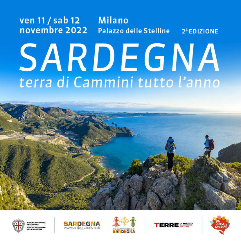 “Sardegna, terra di Cammini tutto l’anno” 2^ edizione – Milano, 11-12 novembre 2022