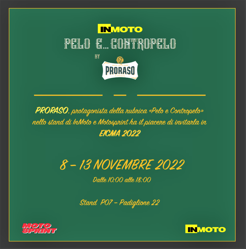 Proraso a EICMA 2022