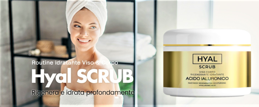 Con il nuovo Hyal Scrub By Wonder Company massima idratazione e rinnovamento cellulare per viso e corpo