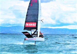 Checco Bruni al mondiale Moth 2022