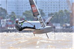Checco Bruni al mondiale Moth 2022