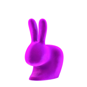Qeeboo: Rabbit Chair velvet finish