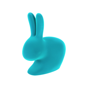 Qeeboo: Rabbit Chair velvet finish