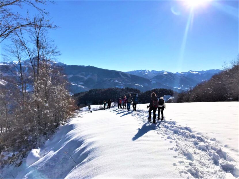Ciaspolate e trekking del 1 gennaio sull’Appennino dell’Emilia-Romagna, tra il Parmense e il Bolognese