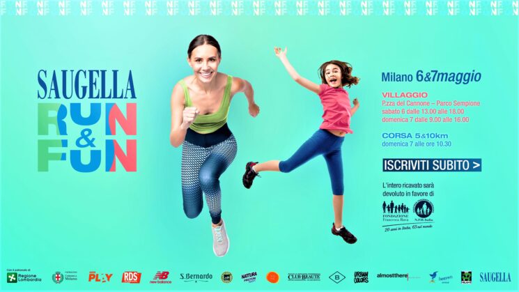 Saugella Run & Fun a Milano il 6 e 7 maggio prossimi