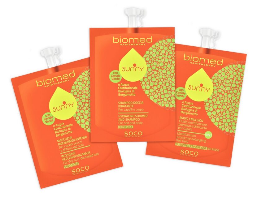 La Linea Sunny di Biomed Hairtherapy per la protezione dei capelli d’estate