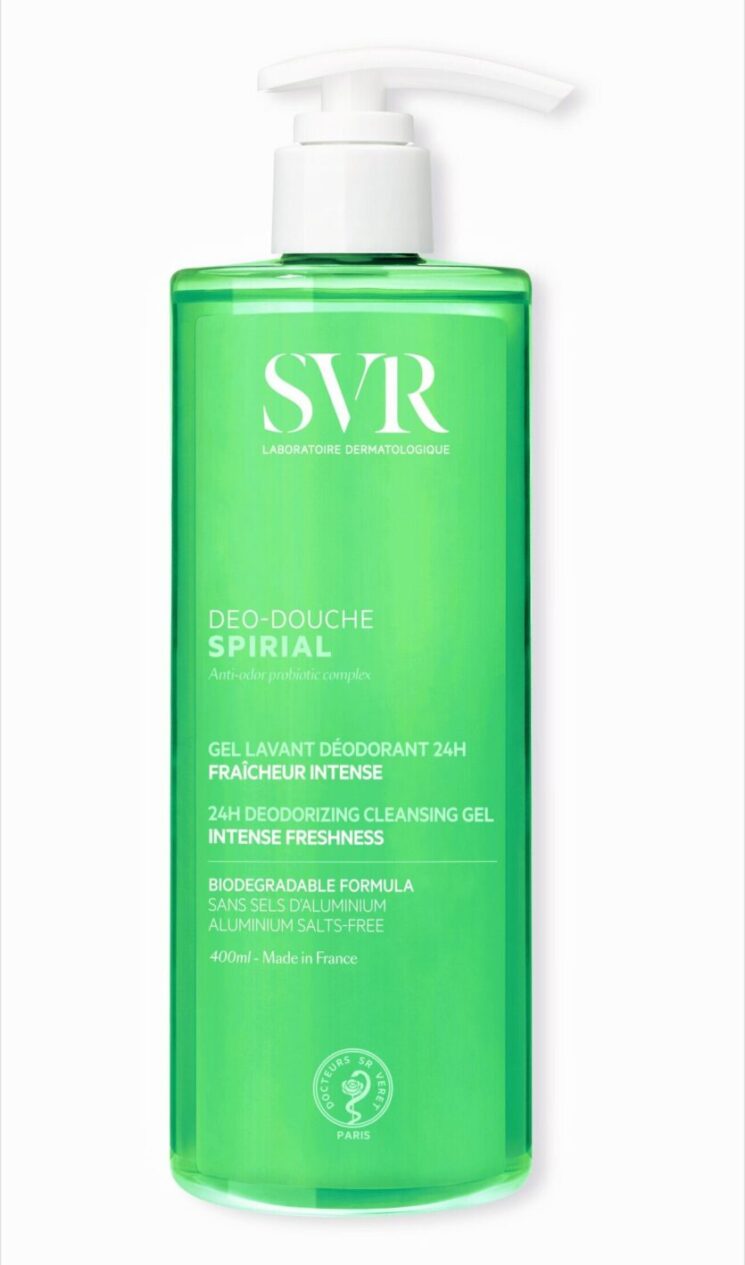 SVR Spirial Déo-Douche, gel detergente deodorante per una freschezza intensa