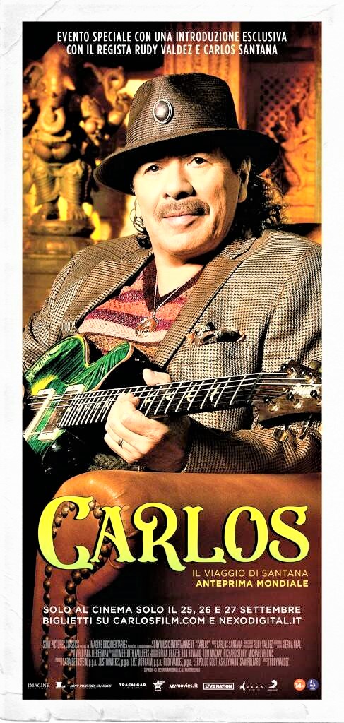 Carlos: il viaggio di Santana. Anteprima mondiale, il docu-film dedicato al leggendario chitarrista
