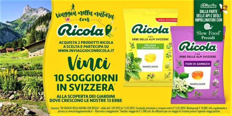 Ricola sempre dalla parte delle api e impollinatori con “In viaggio nella natura con Ricola”