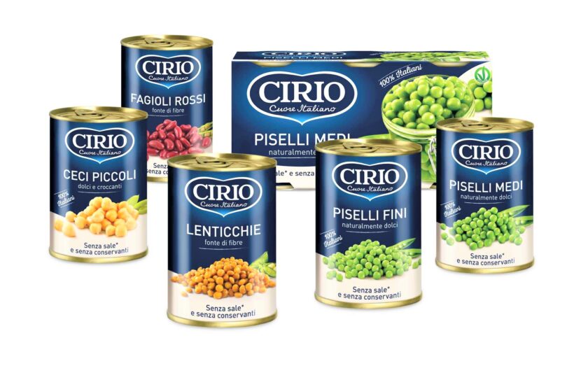 Legumi Senza Sale Cirio, cinque referenze per una scelta di benessere