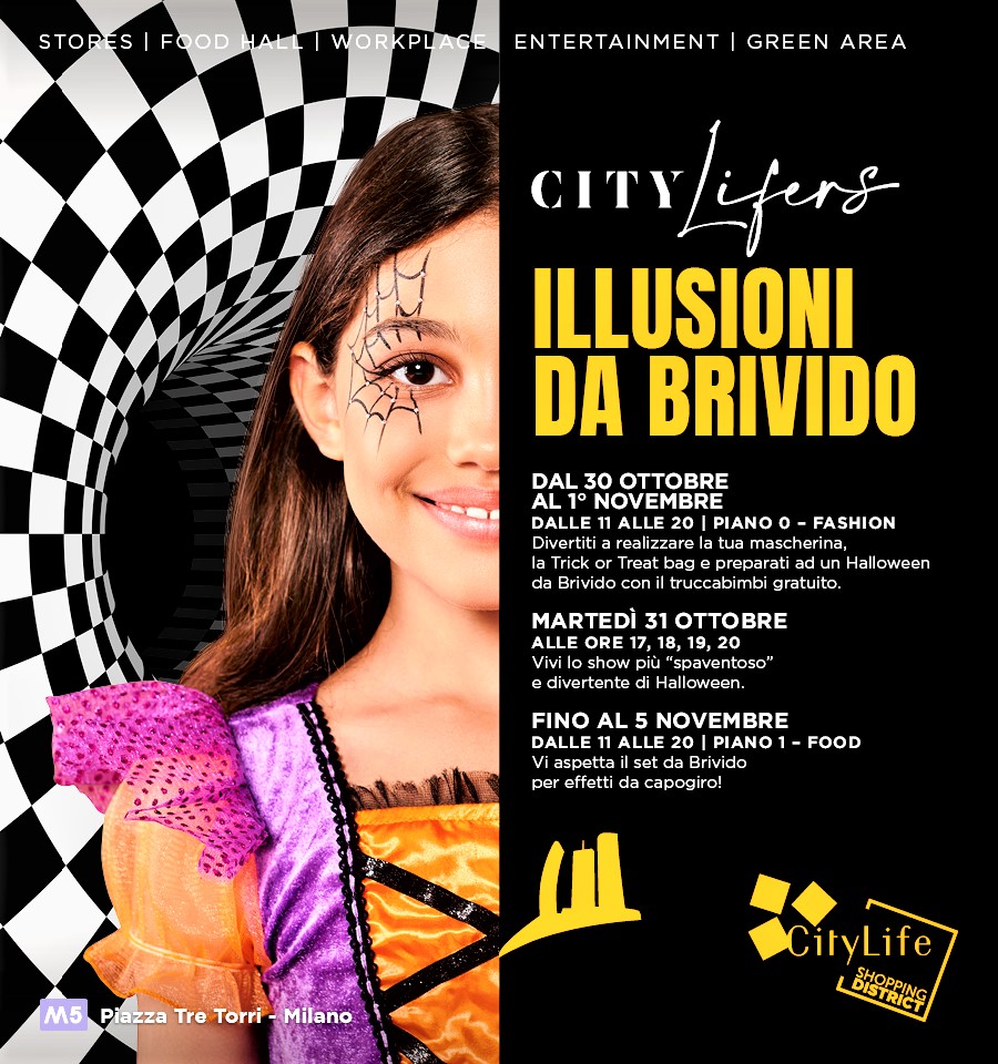 Halloween a Citylife Shopping District: “Illusioni da Brivido”