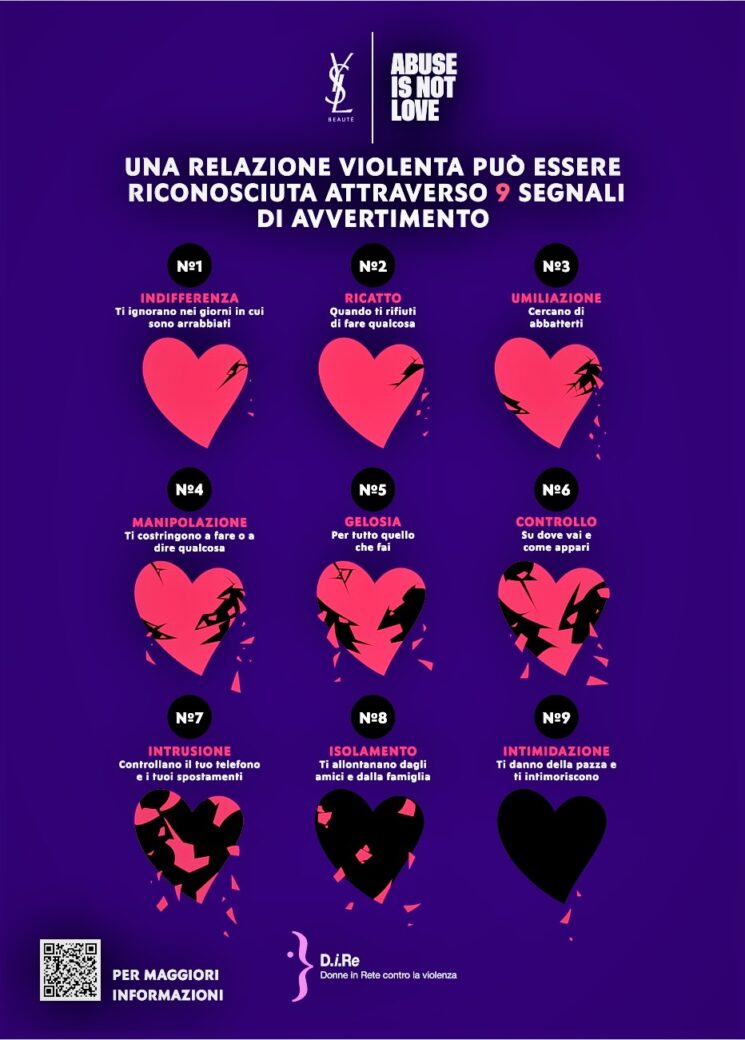 YSL Beauty per la Giornata Internazionale per l’Eliminazione della Violenza sulle Donne