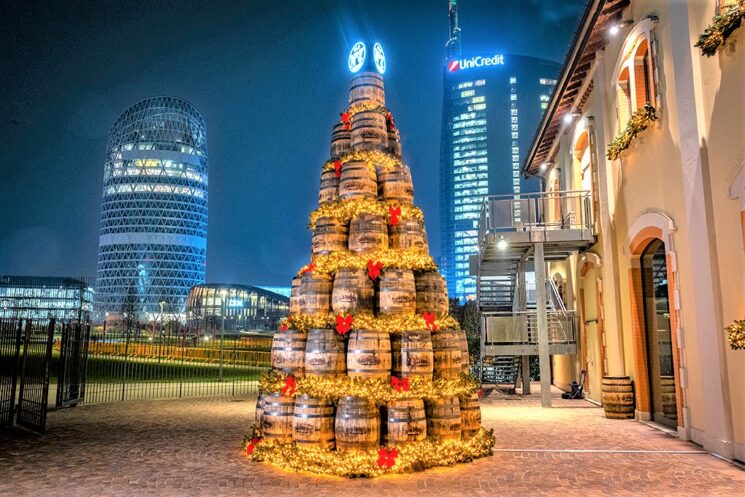 Il Jack Daniel’s Holiday Barrel Tree a Milano