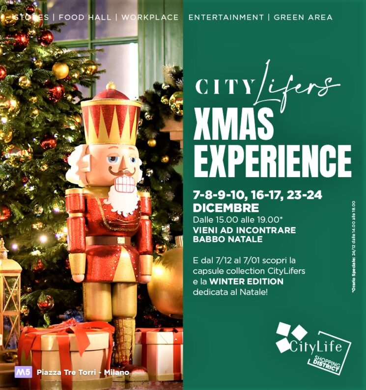 A CityLife Shopping District la magia del Natale arriva con un’esclusiva Xmas Experience
