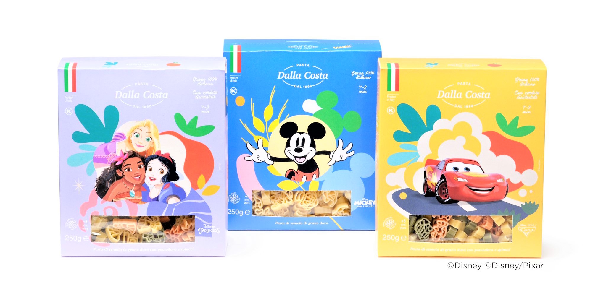 Dalla Costa presenta a CIBUS 2024 il restyling di Disney Pasta Box