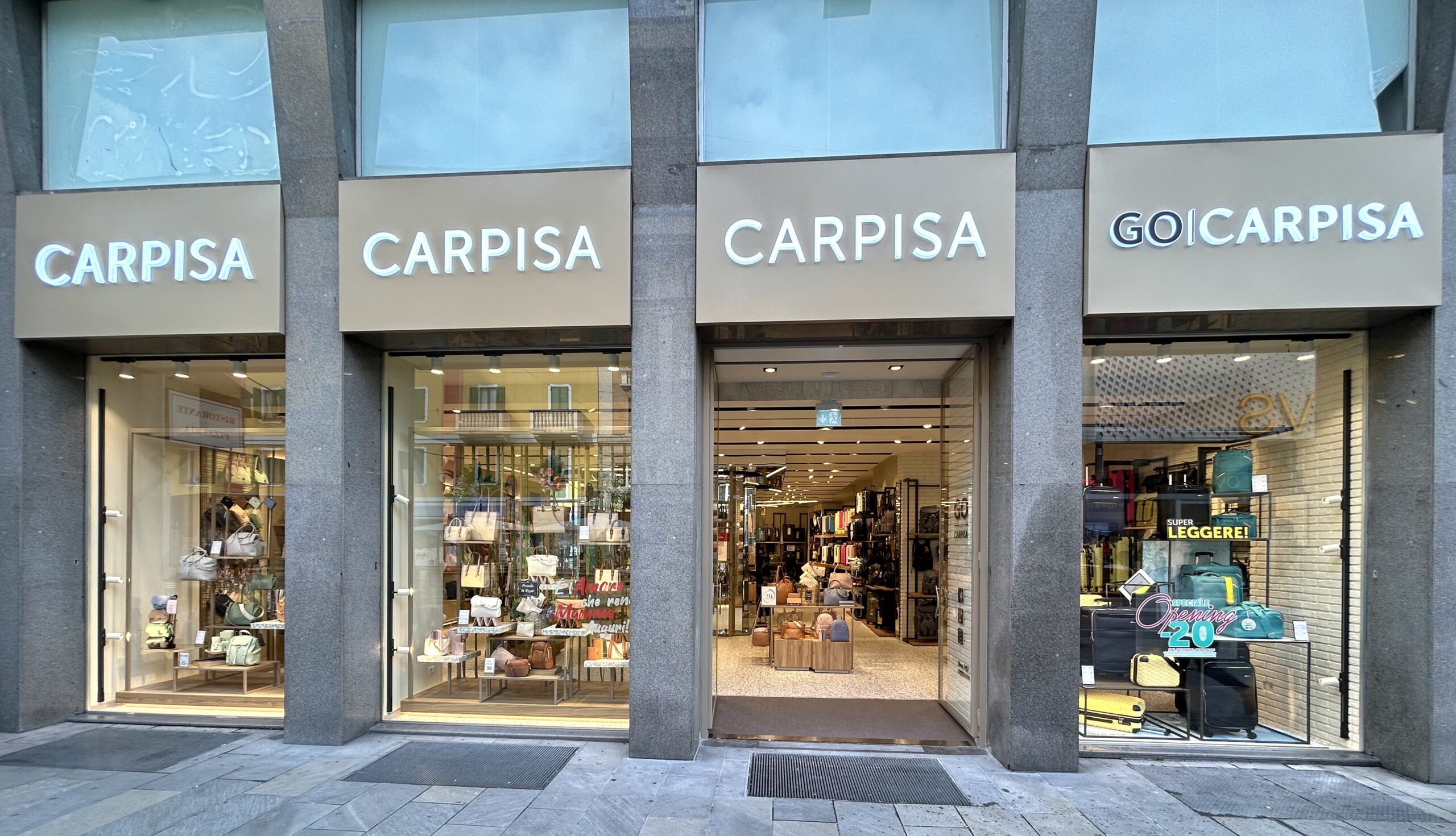 Carpisa apre un nuovo concept store a Milano